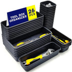 Drawer Organization 8/26/47pcs Tool Tray Tool Box Organizer Tray Dividers Set Workbench Cabinet Bins Tool Chest Garage Hardware