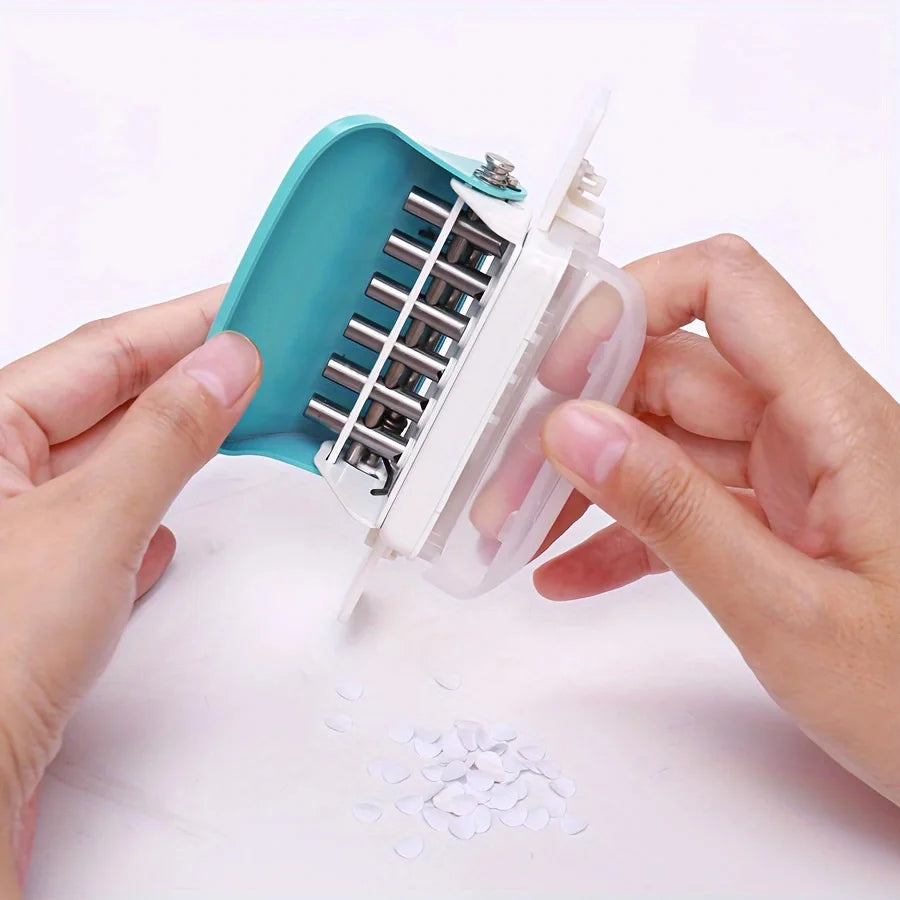 1pc 6-Hole Punch, Loose-Leaf Book DIY Binding Supplies, Notebook Journal Binding Office Paper Cutter-Office