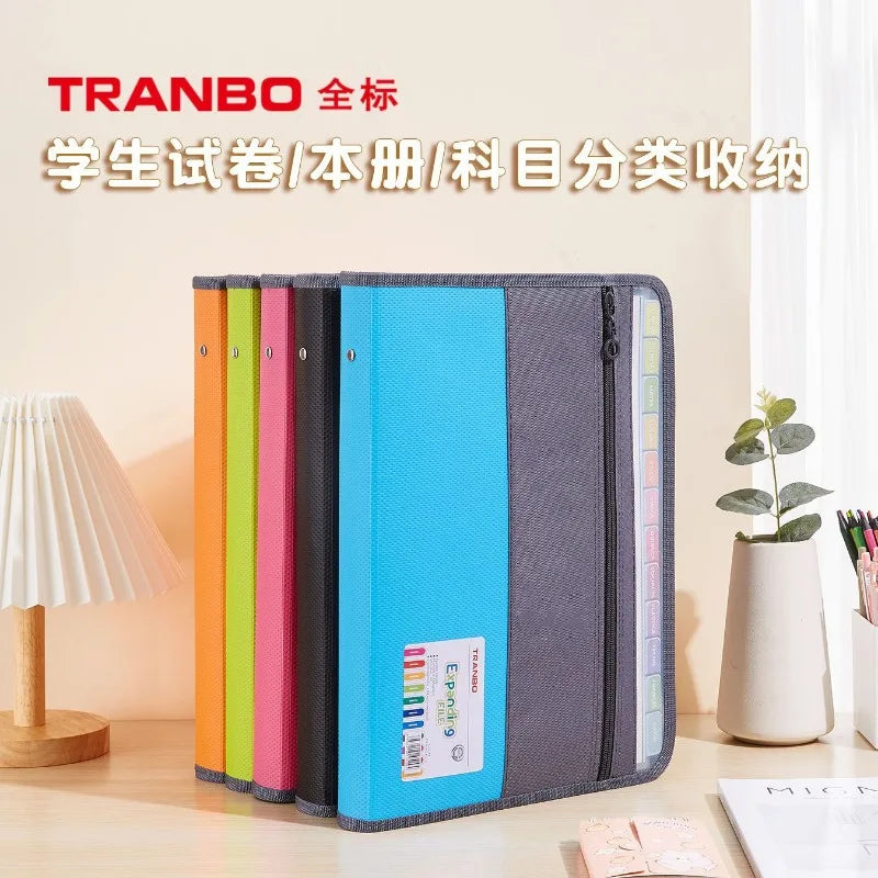 Expanding File Organizer 13 Pocket Accordion A4 Document Ziper Folder Bag Hot Style