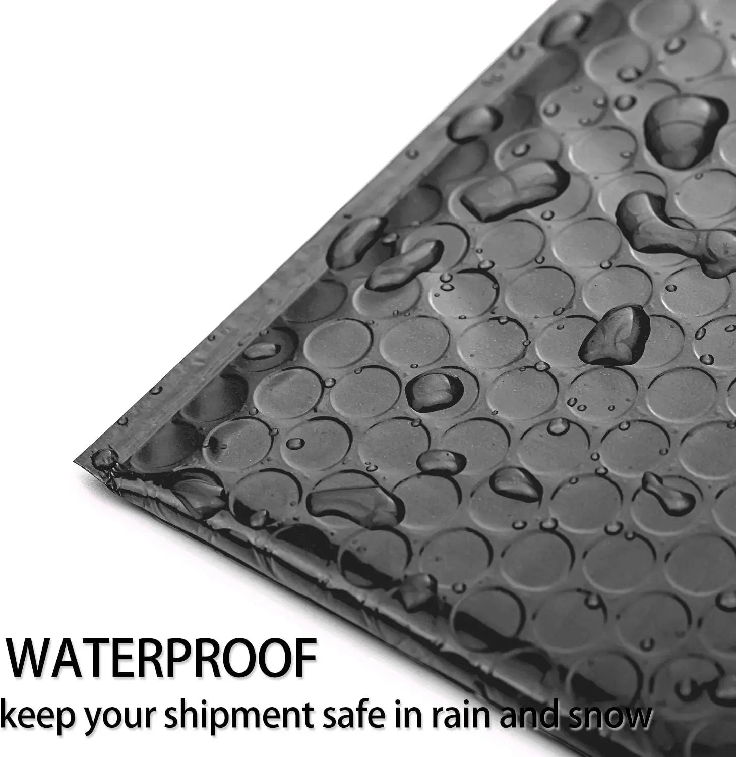 20 Pcs Bubble Envelopes - Large Size Black Bubble Mailers Self Seal, Waterproof Postal Bags for Protecting Mailing & Packaging