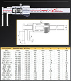 5-150mm Inner Groove Electronic Caliper Inner Diameter Outer Groove Inner Hole Measurement Tool Inner Hole Vernier Caliper