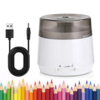 EAGLE Electric Pencil Sharpener USB/Battery Powered, 3s Fast Sharpener for 6-8mm Pencils 2 Point Options for School Home Office