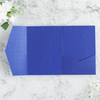 5pcs 18x13cm Pink Envelopes for Wedding Invitation Birthday Anniversary Thick Tri-Fold Envelope Greeting Card Pocket Envelope