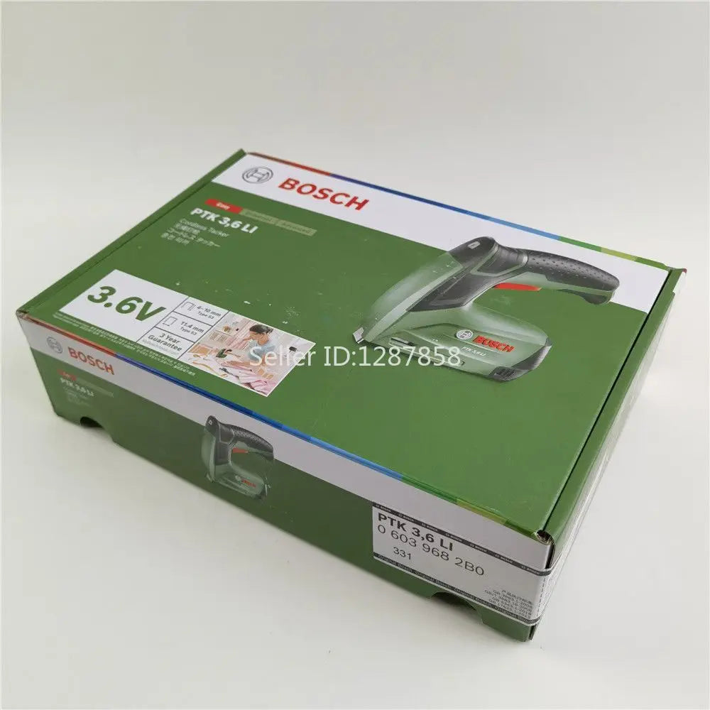 Bosch Cordless stapler PTK 3.6 LI 3.6 V built-in battery,  30 strokes/min, Paper box