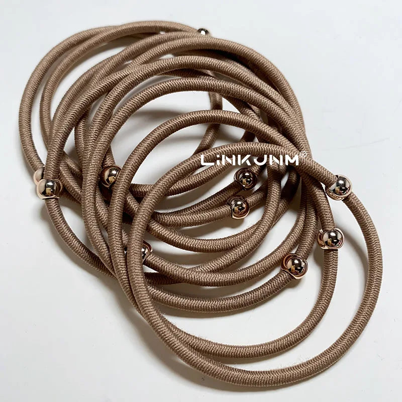 10PCS New Girls Elastic Hair Rubber Bands Kids Headbands Women Hair Tie Hair Gum Ponytail Hair Holders Hair Accessories