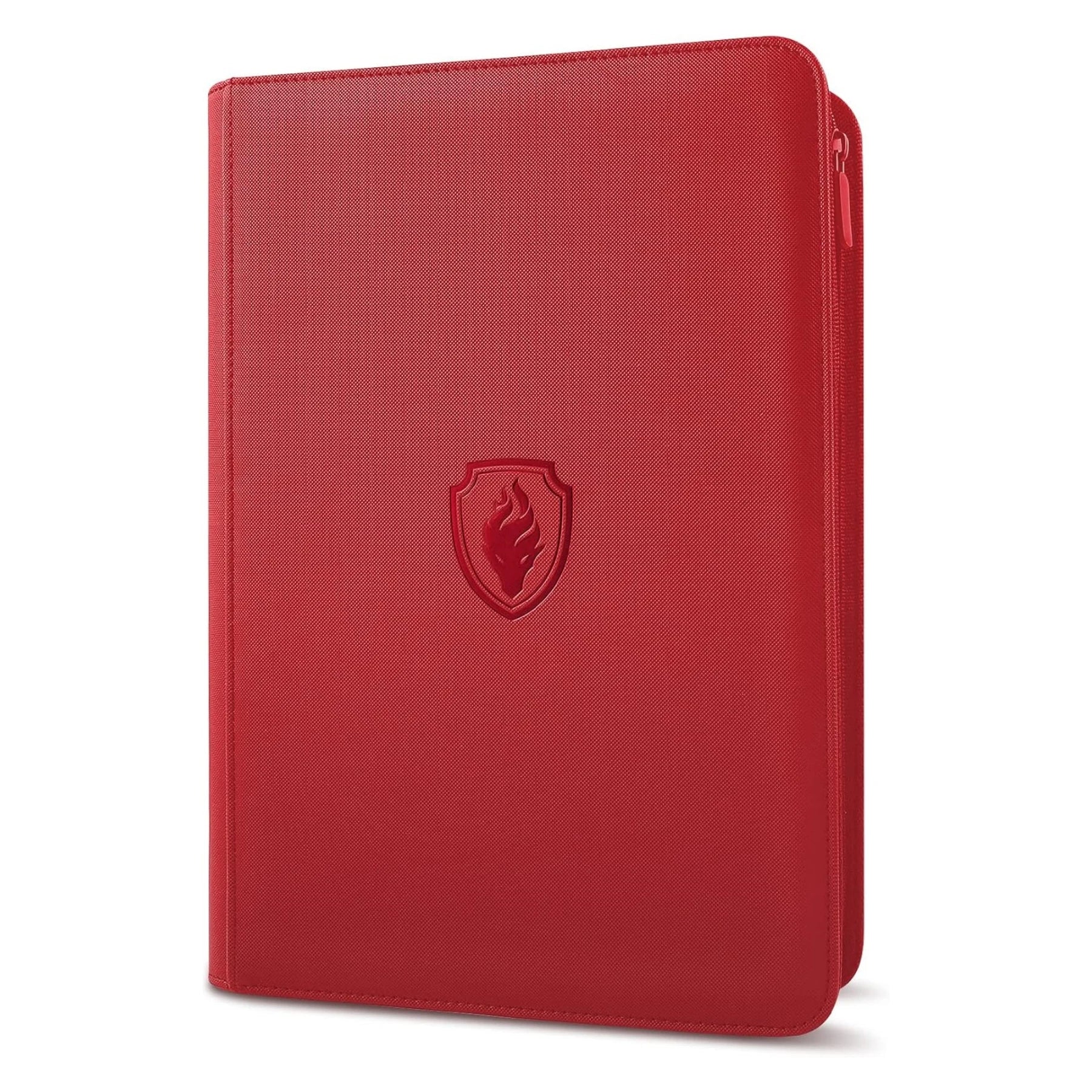 9 Pocket Zipper Card Binder, 360 Trading Card Holder Book, Premium PU Cover Zip Binder for Cards, Durable Side Loading Card