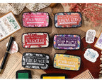 Multicolor Self-Inking Stamp Ink Pad for Planners Art Scrapbooking Student School Supplies Colorful Stationery Accessories