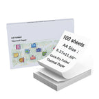 A4 Thermal Paper Printer Paper for A4 Portable Printer,For M08F-Letter, M08F M832,M833, M834,M835, 8.27"×11.69” Size, 100 sheets