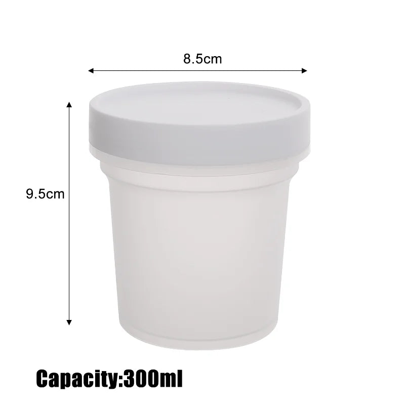 10/1PCS Pudding Cups Dessert Cup with Lids Transparent Reusable Ice Cream Bowls Sealed Cake Storage Box Snacks Yogurt Container