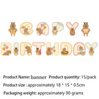 Capybara Party Theme Decoration Capybara Birthday Napkins Tablecloth Cup Plate Baby Shower Capybara Birthday Girl Party Favor