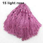 100pcs/lot 13cm Tassel Silk Fringe Silky Floss Bookmark Tassels Mini Tassels For DIY Craft Jewelry Making Souvenir Bookmarks