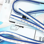 Flexible Curve Ruler Drafting Drawing Tool Serpentine Plastic School Office Supplies 30cm 40cm 50cm 60cm