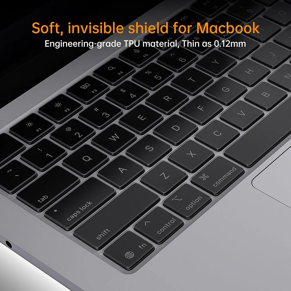 Clear Keyboard Cover For MacBook Air13.6 M4 A3240 2025 M3 M2 Pro 13" Air13 A2179 A2337 A1369 A1466 Air 15.3 M4 A3241 A3114 A2941