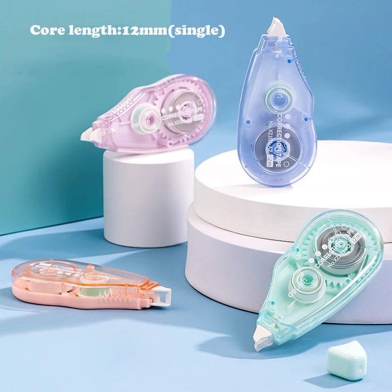 Deli Correction Tape Set Portable White Tape for Kids Writing Error Masking Correction Stationery Core Width 5mm