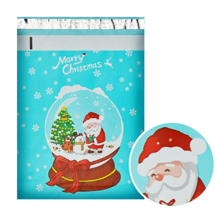 100PCS Poly Mailer Adhesive Envelope Courier Print Bag DIY Lady Panties Dress T-shirt Wedding Xmas Gift Box Packaging Pouches