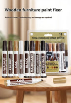 13/21Pcs Furniture Repair Pen Markers Remover Wood Scratches Restore Kit Scratch Filler Paint Wooden Cabinet Floors Tables