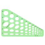 Jewelry Design Template Diamond Gemstone Drafting Ruler Kit Formwork Rulers Professional Designer Tools Supplies T-777-1 T-777-2