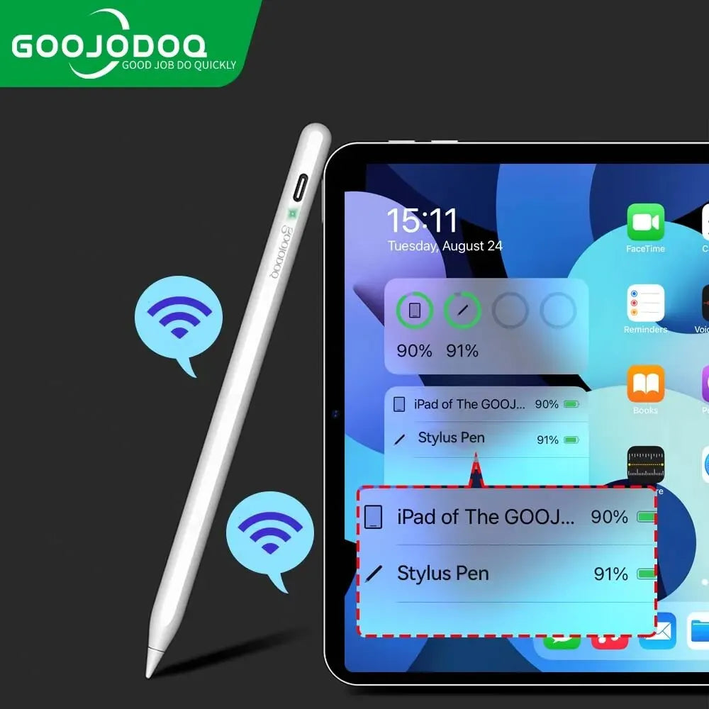 For iPad Pencil Apple Pen Stylus for Apple Pencil 2 1 for iPad Air 4 2021 Pro 11 12.9 2020 Air 3 10.5 2019 10.2 Mini 5 Touch Pen