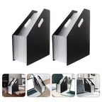 2Pcs Vertical Accordion File Organizer Folder for Papers Documents Receipts Home Office School Travel Strong Anti-Deformation