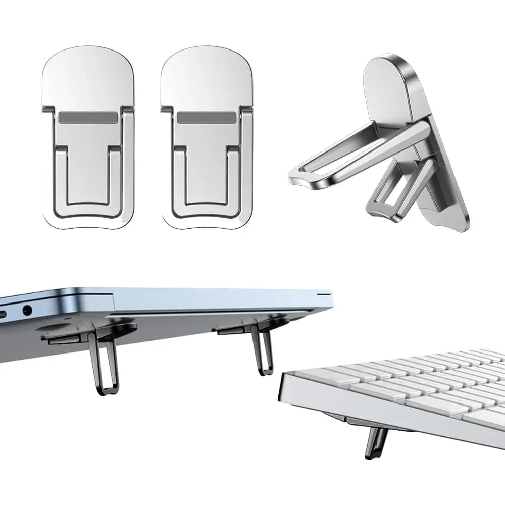 2PCS Adjustable Riser Cooling Bracket, Suitable for Laptops, Tablets, Foldable Laptop Brackets, Portable Laptop Brackets