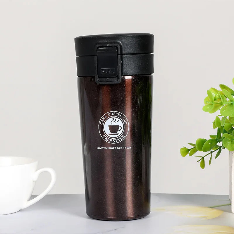 380/510ML Coffee Cup Stainless Steel Thermo Bottle Car Thermal Cup Outdoor Sports Vacuum Flask Keeps Cold and Heat Thermal Mug