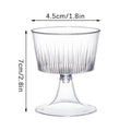 10Pcs Disposable Plastic Dessert Cup Ice Cream Cup Small Wine Cup Perfect For Fruit Ice Cream Pudding Wedding Party Decoration
