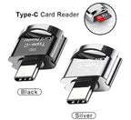 Type C To Micro-SD TF Adapter OTG Card Reader Mini Card Reader Smart Memory Card Reader For Phone Laptop
