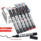 3/9pcs Permanent  Paint Marker Pen Waterproof Black Pen for Tyre Oily Markers Quick Drying Signature Pen Stationery Supplies