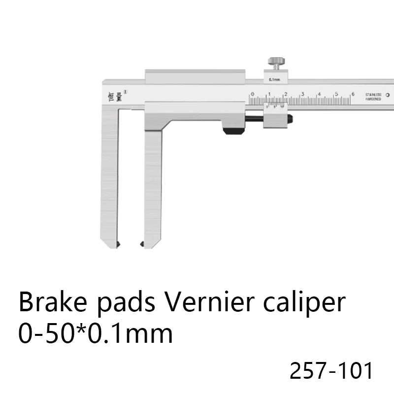 Premium External Groove Tip Digital Caliper Brake Disc Wear Measurement Tool Brake Pad Thickness Measurement Vernier Caliper