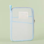 A4 Stationery Storage Bag Double-layer Mesh Zipper Bag Large Capacity Organizer Folders School Office Supplies Toy Storage