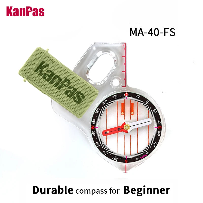 KANPAS Basic Competition Orienteering Thumb Compass, MA-40-FS