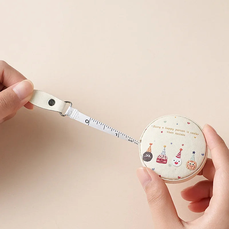 New Portable Mini Tape Measure High Precision Multifunctional Cute Cartoon Soft Ruler for Waist Height Body Measurements