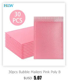 30PCS/Lot Kraft Paper Bubble Envelopes Bags Different Specifications Mailers Padded Shipping Envelope With Bubble Mailing Bag
