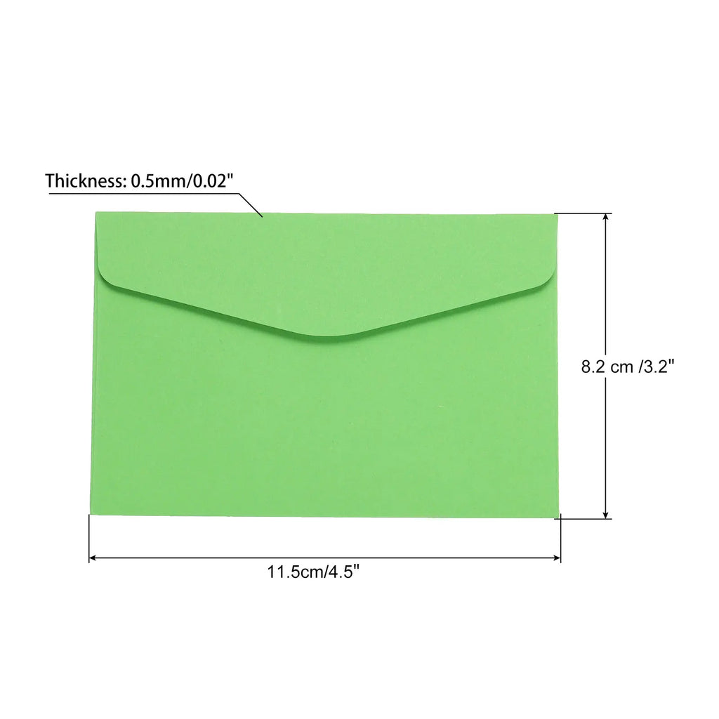 60Pcs 115x82mm Colorful Blank Mini Paper Envelopes Wedding Party Invitation Greeting Cards Gift Cover New Year Greeting Envelope