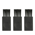 10Pc 4.3cm Black Small Brush Razor Cleaning Brush Keyboard Dust Nylon Plastic Brush Computer Keyboard Dust Removal Clearing Tool