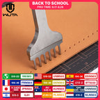 WUTA 1pc 3/4/5/6mm Leather Chisel Tool Diamond Pricking Iron Basic Hole Punch Stitching Leather Craft Tools