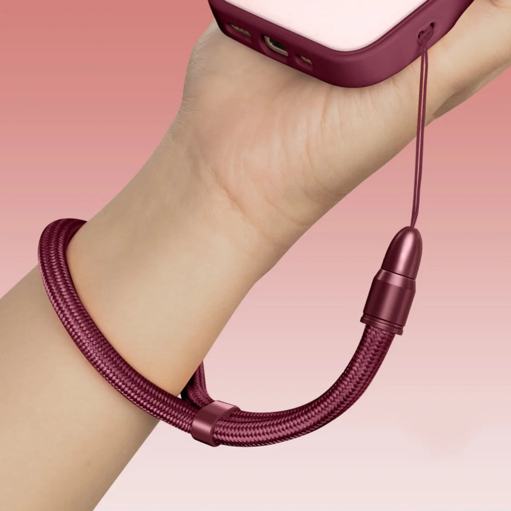 Multifunctional Mobile Phone Strap Bullet Shaped Phone Case Short Rope Adjustable Length Lanyard for Earphones and U-disk