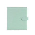 PLRBOK A5 D Shape 3 Ring Refillable Photo Album with Magnetic Buckle,Glitter PU Leather Binder Cover,10×15 15×21 1/2/4 Pockets