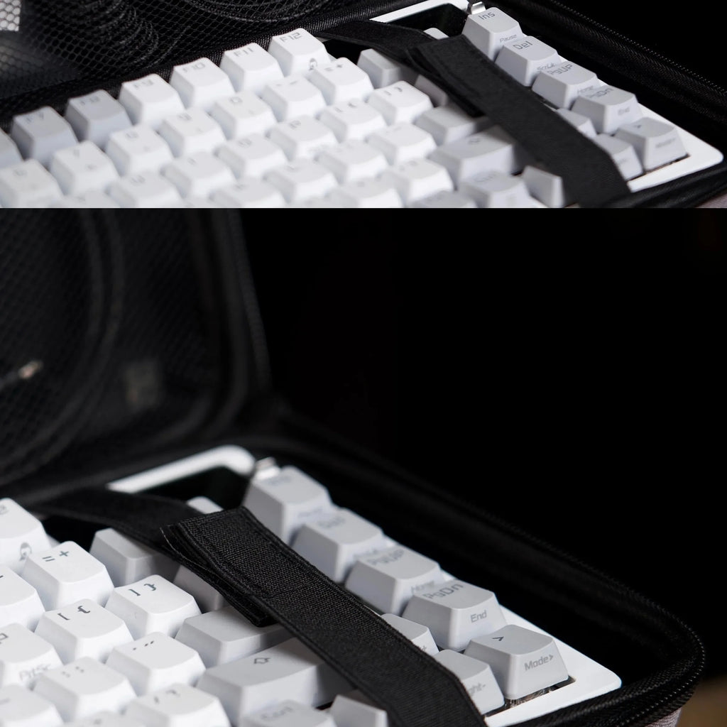 Keyboard Organizer Hard Case Keyboard Storage Bag Dustproof Protective Box 60 68 87 98 100 104 108 Mechanical Keyboard