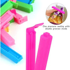 10-50PCS Portable Kitchen Storage Food Snack Seal Sealing Bag Clips Sealer Clamp Plastic Tool Kitchen Accessories Food Bag Clips