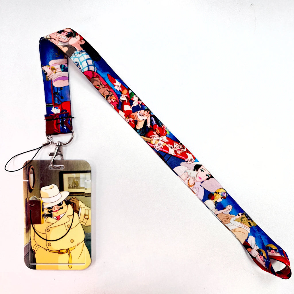 Anime Lanyards Keychain Animated Mobile Phone ID Card pass Hang Rope DIY Jewelry Accessories wholesale