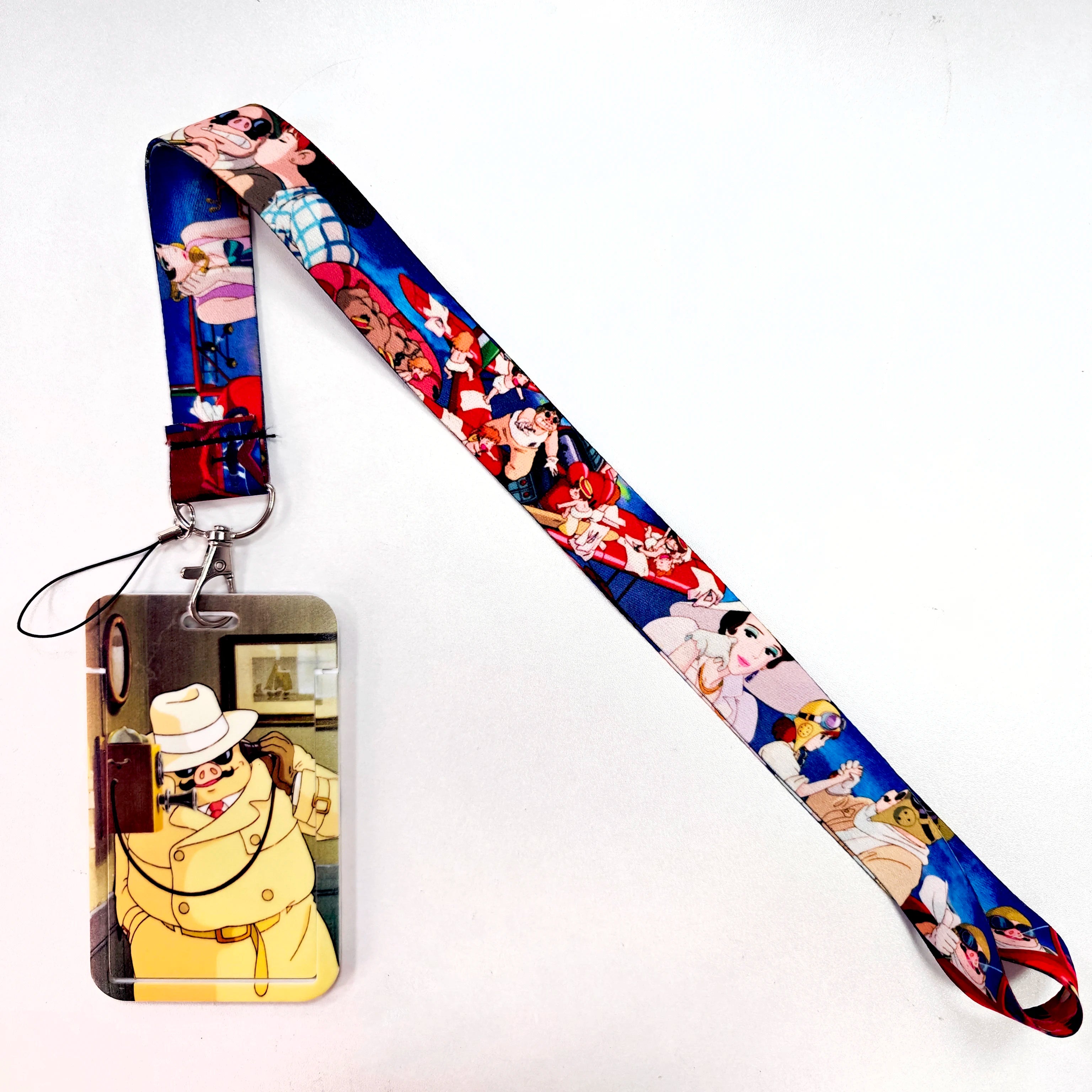 Anime Lanyards Keychain Animated Mobile Phone ID Card pass Hang Rope DIY Jewelry Accessories wholesale