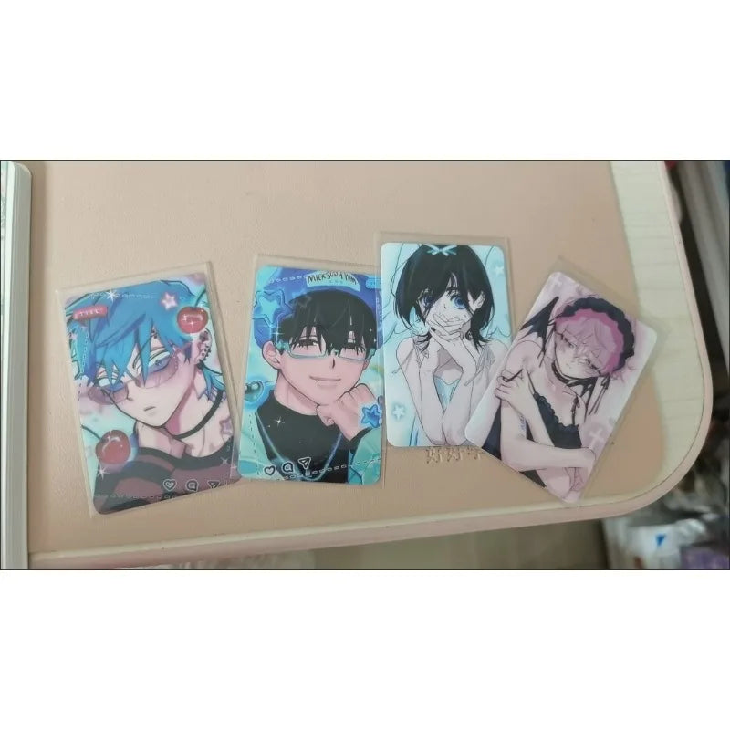 4Pcs/Pack High Guality Alien Stage TV Merch Fans Collection Character Cards Ivan Till Sua Mizi Valentine's Day Gift