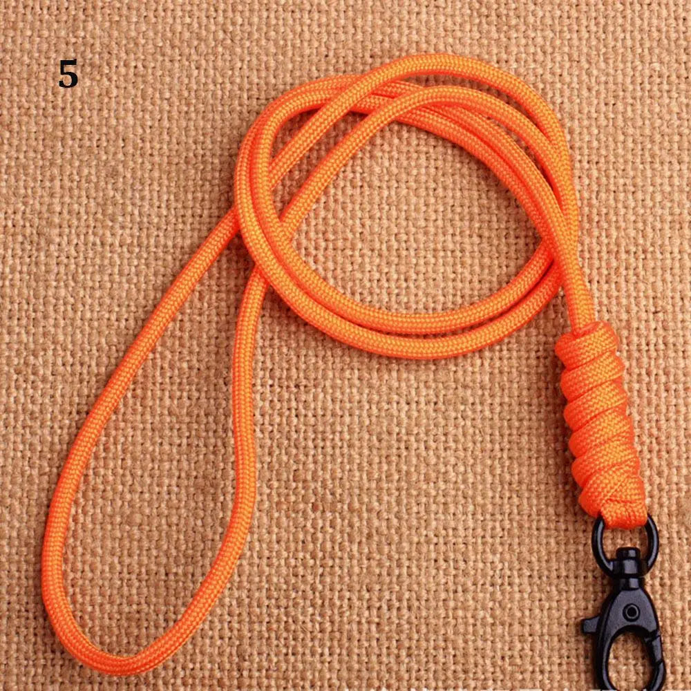 Emergency Survival Backpack High Strength Paracord Keychain Parachute Cord Lanyard Rotatable Buckle Key Ring