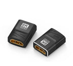 HDMI Extender 8K 60Hz 4K 120Hz Female to Female Connector HDMI 2.1 Cable Extension Converter HDMI-Compatible Adapter Coupler