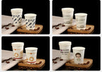 Custom LOGO Disposable Paper Cup for Hot Drinks Coffee Baby Shower Party Decoration Tableware Supplies