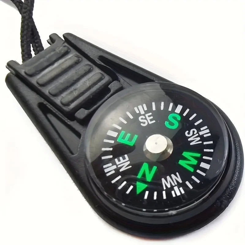 3pcs Portable Mini Compasses Outdoor Survival Tools Hiking Camping Travel Accessories Hanging Compasses