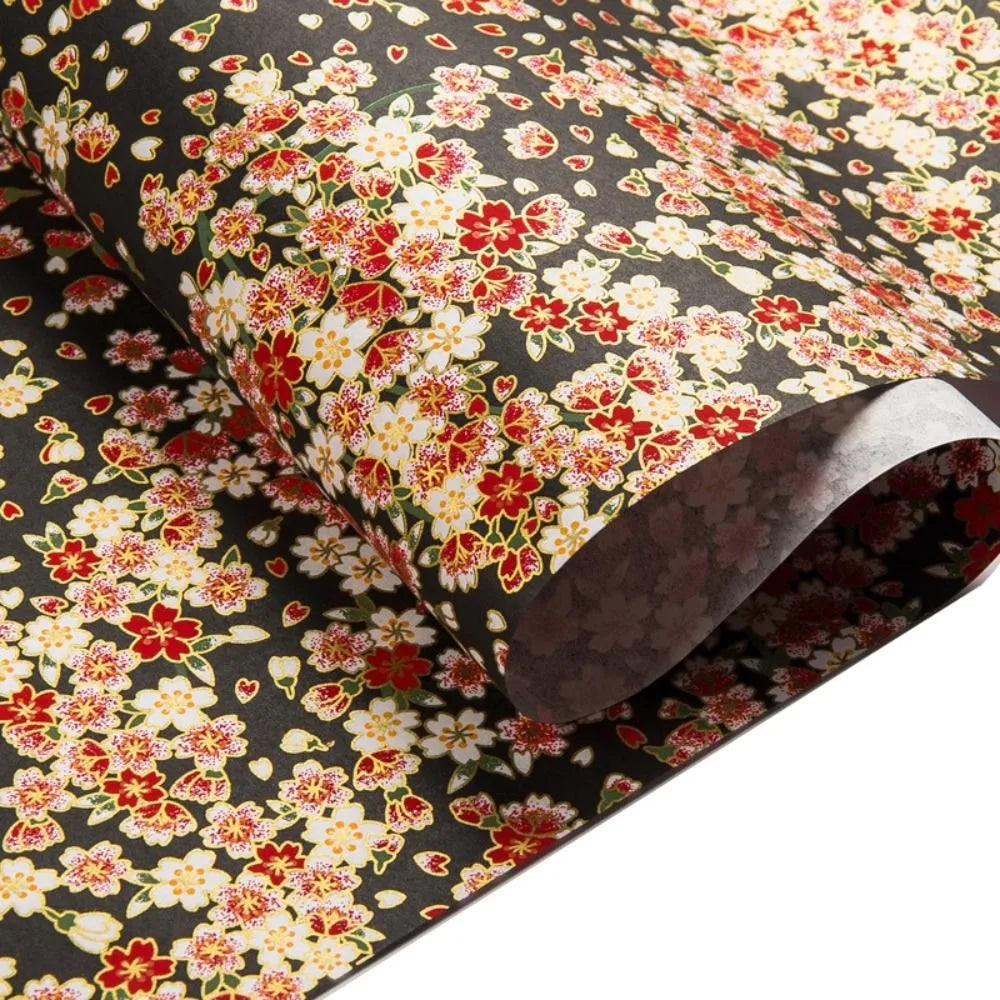 Art Material Japanese Style Gift Wrap Paper Sakura Pattern 42*58cm Origami Paper Paper-cut Folding Paper Paper Cutting