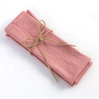 4PC 30X45CM Wedding Cloth Napkins Sage Green Cotton Fabric  Dinner Kitchen Tea Towels Table Design Mat Christmas Decoration