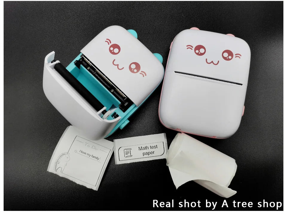 C9 mini HD printer portable sticker label Printer Bluetooth pocket thermal printer with paper for student note inkless printing